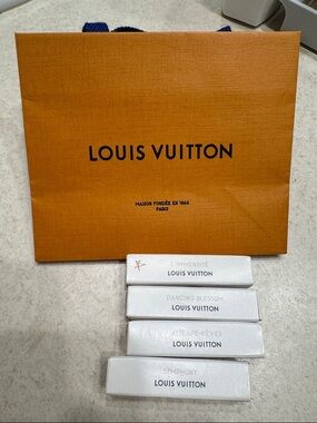 Louis Vuitton perfume & Shopping Bag